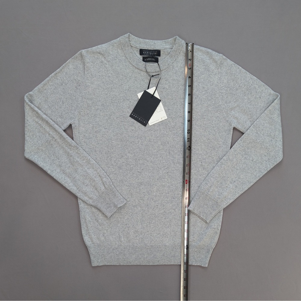 Magnifico Bartolini 50% Cashmere Italy Gray Sweater NWT Small - Picture 10 of 13